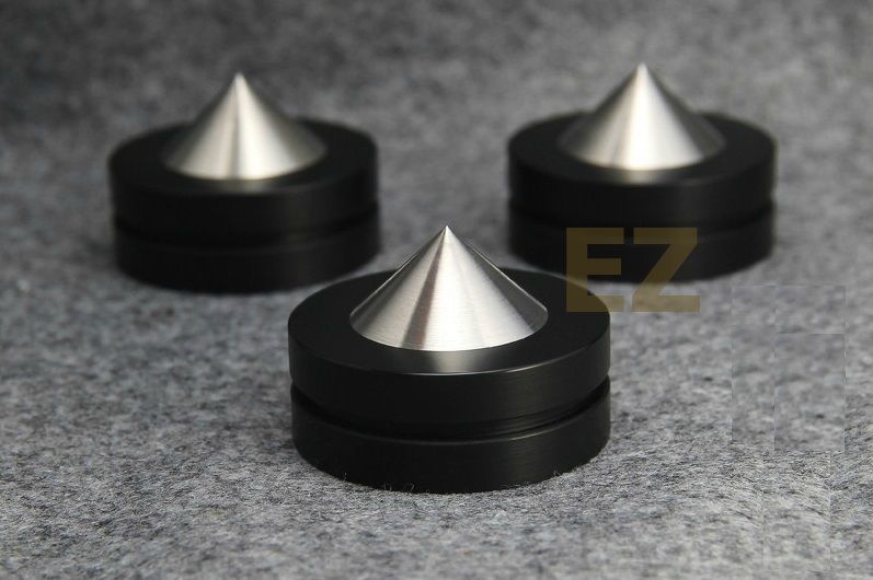 4 x Speaker AMP Spike Cone 4x Base Isolation Feet Improve Audio Sound